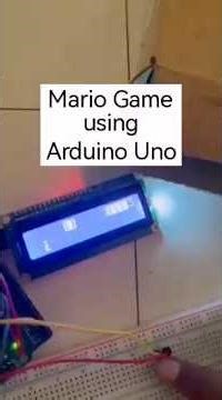 I Built a Mario Game on Arduino 🤯 (It Actually Works!) #arduinoprogramming #arduinotraining