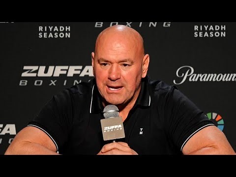 Dana White REACTS to Shakur vs Teofimo, WEIRD Eddie Hearn meet up at Zuffa 2 Post Fight Presser
