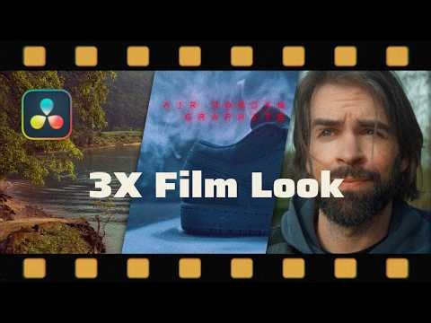 3 Totally DIFFERENT Film Looks... But INSTANTLY! DaVinci Resolve