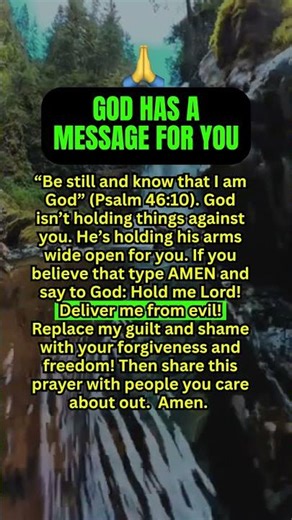 Deliver Us From Evil | Psalm 46:10 | Scripture Prayer | #bibleverse #prayer #God