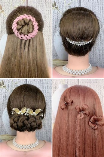 Easy to Learn Bun Hairstyle for Beginners | Simple Hairstyles