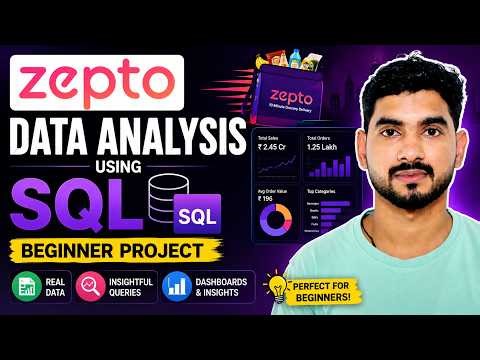Zepto SQL Data Analysis Project 🚀 | Beginner-Friendly SQL Project