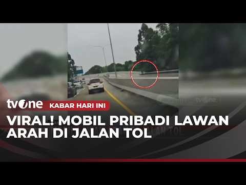 Mobil Sembrono Melaju Kencang Lawan Arah di Tol Bandara Soetta | Kabar Hari Ini