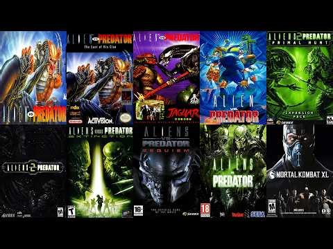 The Evolution Of Alien Vs. Pretador Games (1993 - 2016)