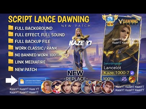 Script Lancelot Dawning Hero - Sword Master No Password - Full Effect & Sound