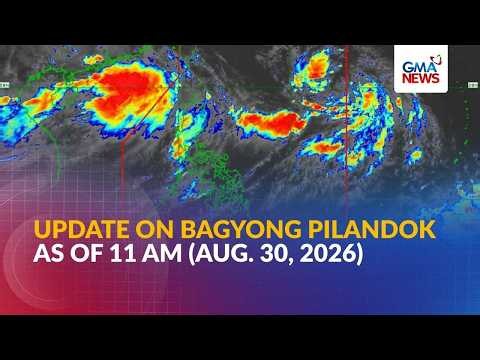 PAGASA press briefing on Tropical Depression Pilandok - 11 AM (Aug. 30, 2026) | GMA News