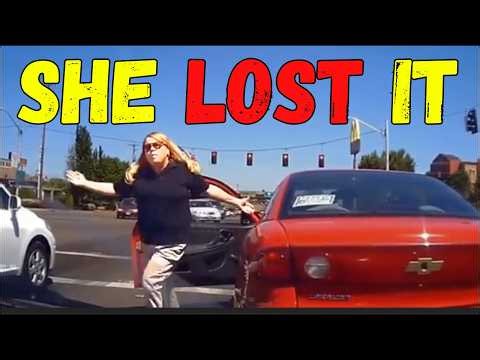 This Angry Driver Gets Out and Instantly Regrets It.