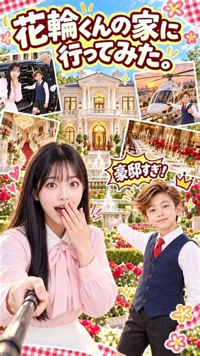 花輪くんの家に行ってみた。豪邸すぎて迷子になった…！【ちびまる子ちゃん】