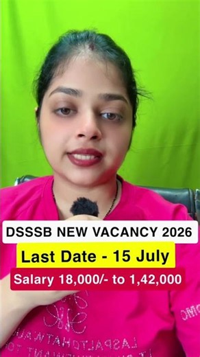 DSSSB New Vacancy 2026: Official Notification Out #DSSSB #DSSSB2026 #DSSSBRecruitment #shorts