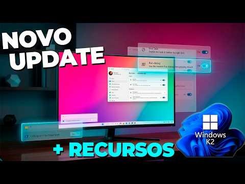 Microsoft LIBERA novo UPDTE e nova VERSÃO Do Windows + Windows K2 OFICIAL!
