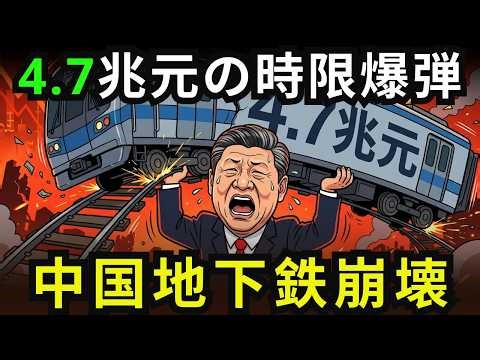 4.7兆元の地下鉄債務が暴いた 中国インフラ拡張モデルの終焉