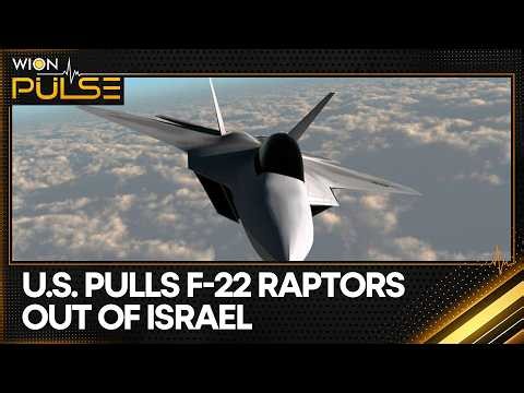 America's Stealth Fighters Leave Israel | WION Pulse
