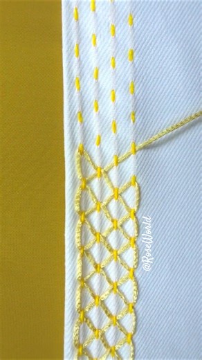 😱Superb handmade border lace embroidery for dress! 🪡🔥