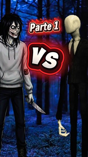 Jeff The Killer VS Slenderman | #horrorshort #viral #miedo