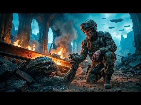 The Alien Warrior Cried for Mercy Only a Human Stayed Behind HFY Sci Fi Story