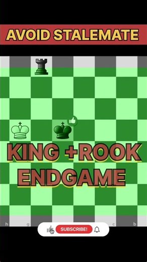 How to Win the Rook + King Endgame ||Don’t Stalemate! 🚫 King & Rook Mating Pattern|#chess#shorts