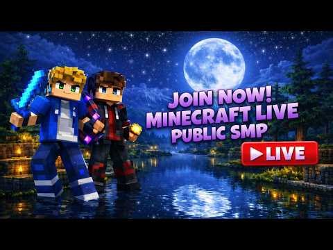 🔴Minecraft Public SMP LIVE | Join Now | Survival With Subscribers #minecraftlive #minecraft