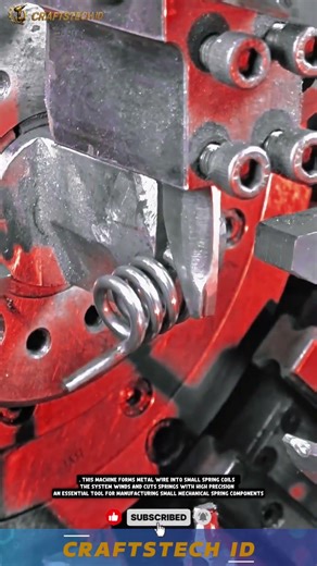Small Spring Making Machine for Precise and Efficient Metal Coil Production #machine