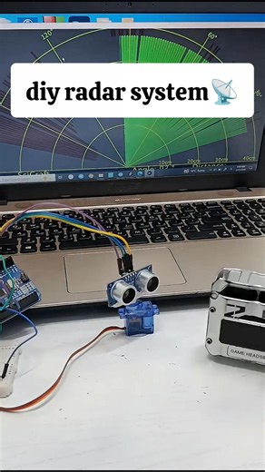 DIY Radar System using Ultrasonic Sensorand Arduino #elecxa #stemeducation #scienceproject