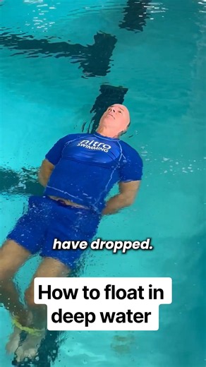 How to float in deep water #learntoswim ##swimusa #youtubeshorts #shortsfeed