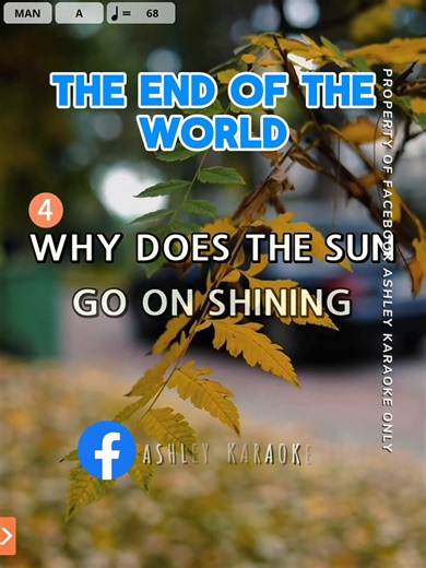 The End Of The World - Skeeter Davis MostRequested Song #karaoke #karaokehits #MusicLovers | Ashley