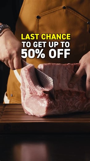 This is your LAST CHANCE to shop HexClad's last sale of the year! The clock is counting down to the end of our New Year Sale and your chance to save up to 50% OFF the last knives you’ll ever need to buy. Here’s why HexClad Hybrid knives are the best on the market… ✔️ 67 Layers of Japanese Damascus Steel ✔️ Hybrid Full-Tang Construction ✔️ Gorgeous Rare Pakkawood Handles ✔️ Handcrafted Detailing ✔️ Lifetime Warranty Plus free shipping and 30-day returns, not that you’ll need it. There's only a fe