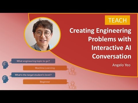 Creating Engineering Problems with Interactive AI Conversation