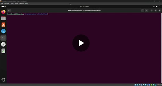 #cybersecurity #ethicalhacking #ransomware #python #docker #learningbydoing | Heet Gohil