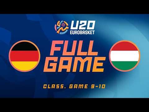 Class. Game 9-10 | Germany v Hungary | Full Basketball Game | FIBA U20 Women's EuroBasket 2026