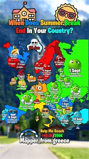 🏫😴☀️#map #mapper #maps #mapping #geo #geography #europe #usa #mapperfromgreece #shorts #countryballs