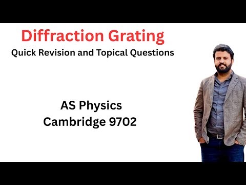 Diffraction Grating: Quick Revision & Topicals 