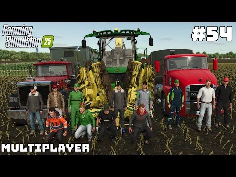 🇺🇲🌽GIANT 5.500.000L SILAGE HARVEST IN AMERICA | IOWA | Farming Simulator 25 Multiplayer | Episode 54