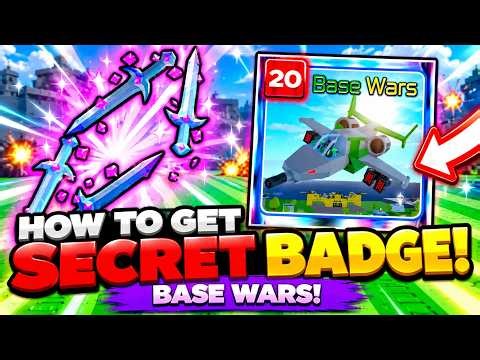 HOW TO GET SECRET BADGE In BASE WARS! The Hunt: Roblox 20