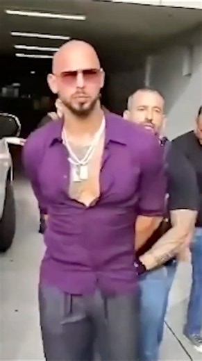 The moment Andrew and Tristan Tate arrested in Miami #andrewtate #andrewe #fyp #viral #ترند #new