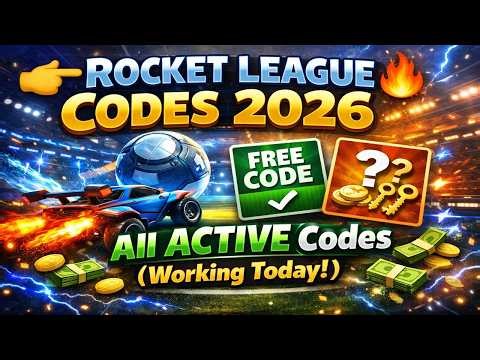 👉 Rocket League Codes 2026 🔥 All ACTIVE Codes (Working Today!)
