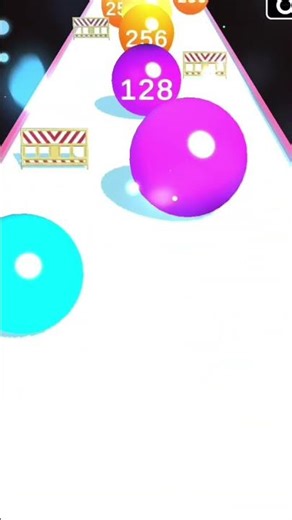 Color Ball 2048 Merge 3D Number Run🏆 slowrun Ball