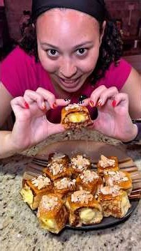 Girlfriend Made Crème Brûlée French Toast Bites!🍞 #recipe #easyrecipe #cooking #kitchentips #hack