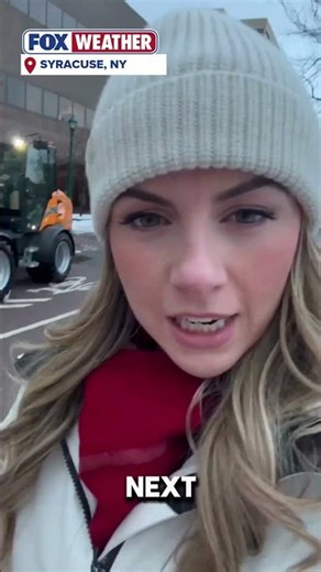 FOX Weather's Katie Byrne behind the scenes in Syracuse, NY