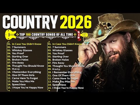 Top 100 Country Songs Of 2026 - Morgan Wallen, Jason Aldean, Lee Brice, Kane Brown, Chris Stapleton