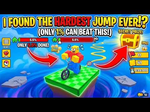 IMPOSSIBLE JUMP! 99.9% WILL FAIL! 🤯 (Roblox Bike Obby)