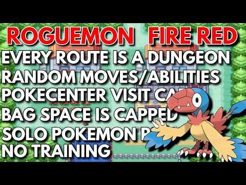 (ARCHEN ONLY RUNS) Pokemon Firered Natdex Roguemon 688+ ATTEMPTS