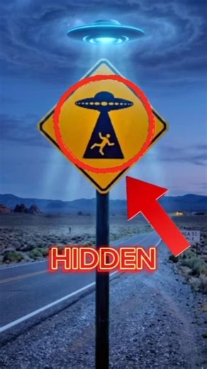 UFO Warning Sign?! Looks Fake… But What If It’s Real 👽😱 UFO #terrifying #WarningSigns