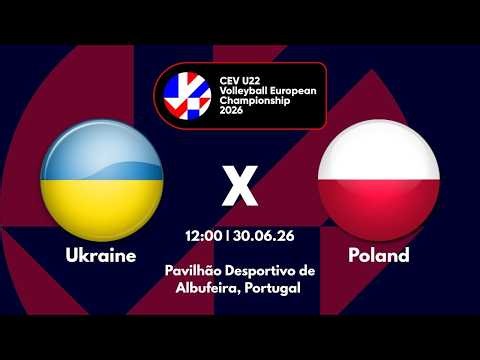 Full Match | Ukraine vs. Poland | CEV U22 Volleyball European Championship 2026 | Men