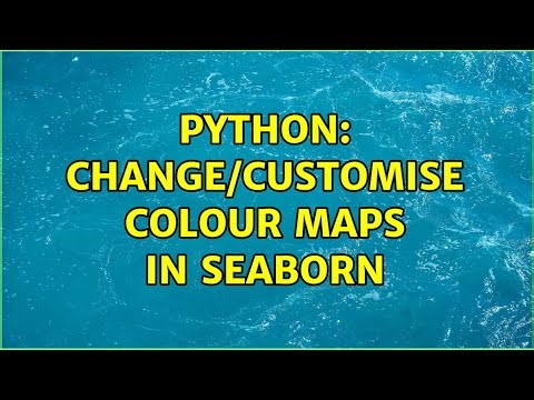 Python: Change/customise colour maps in Seaborn
