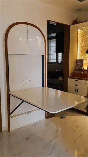 4-5 people can eat at this folding Dining Table | How to make a foldable table | #ytshorts