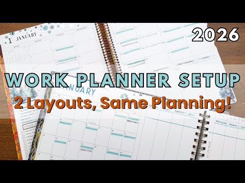 2026 Work Planner Setup and Why I’m Using Two for Content Planning! Laurel Denise