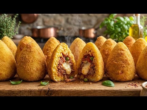 ARANCINI di RISO SICILIANI RICETTA PERFETTA | Sicilian Rice balls : Italian Arancini Recipe 