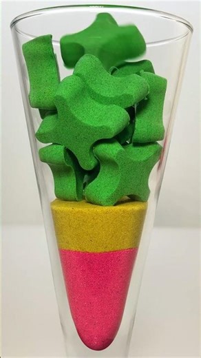 Very Satisfying and Relaxing, Kinetic Sand ASMR, Drop and squish