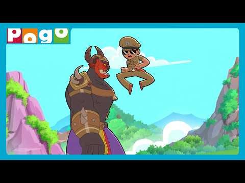 सिंघम अनस्टॉपेबल!🦁⚔️| LITTLE SINGHAM AUR KRISHNA- MOVIE COMPILATION - PART 1 | Movie | @PogoChannel
