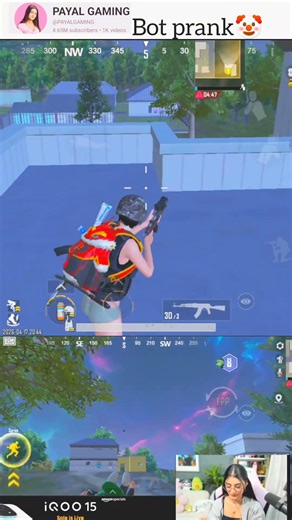 Payal gaming ke sath Hua bot prank#shortsfeed #viralvideos #funny #trending #bgmi #viral
